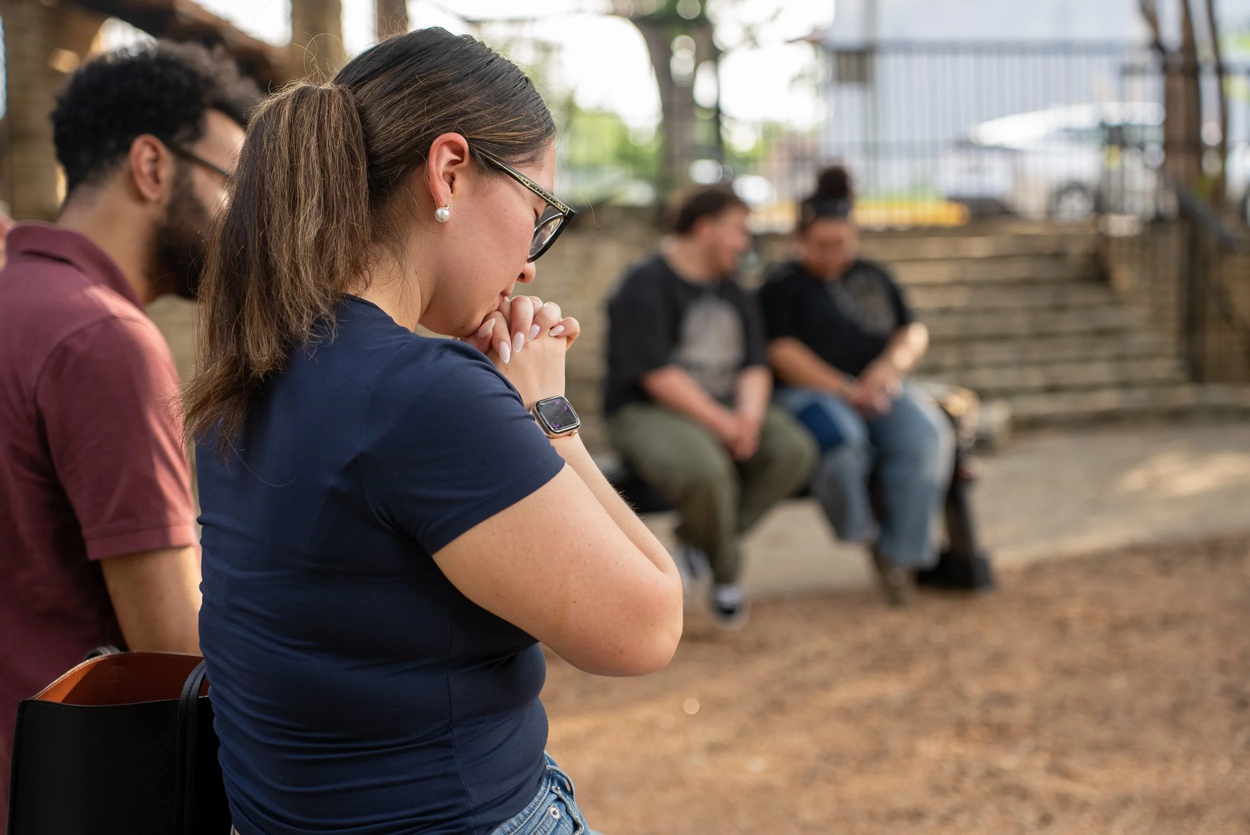 Young Adults Pop Up Prayer