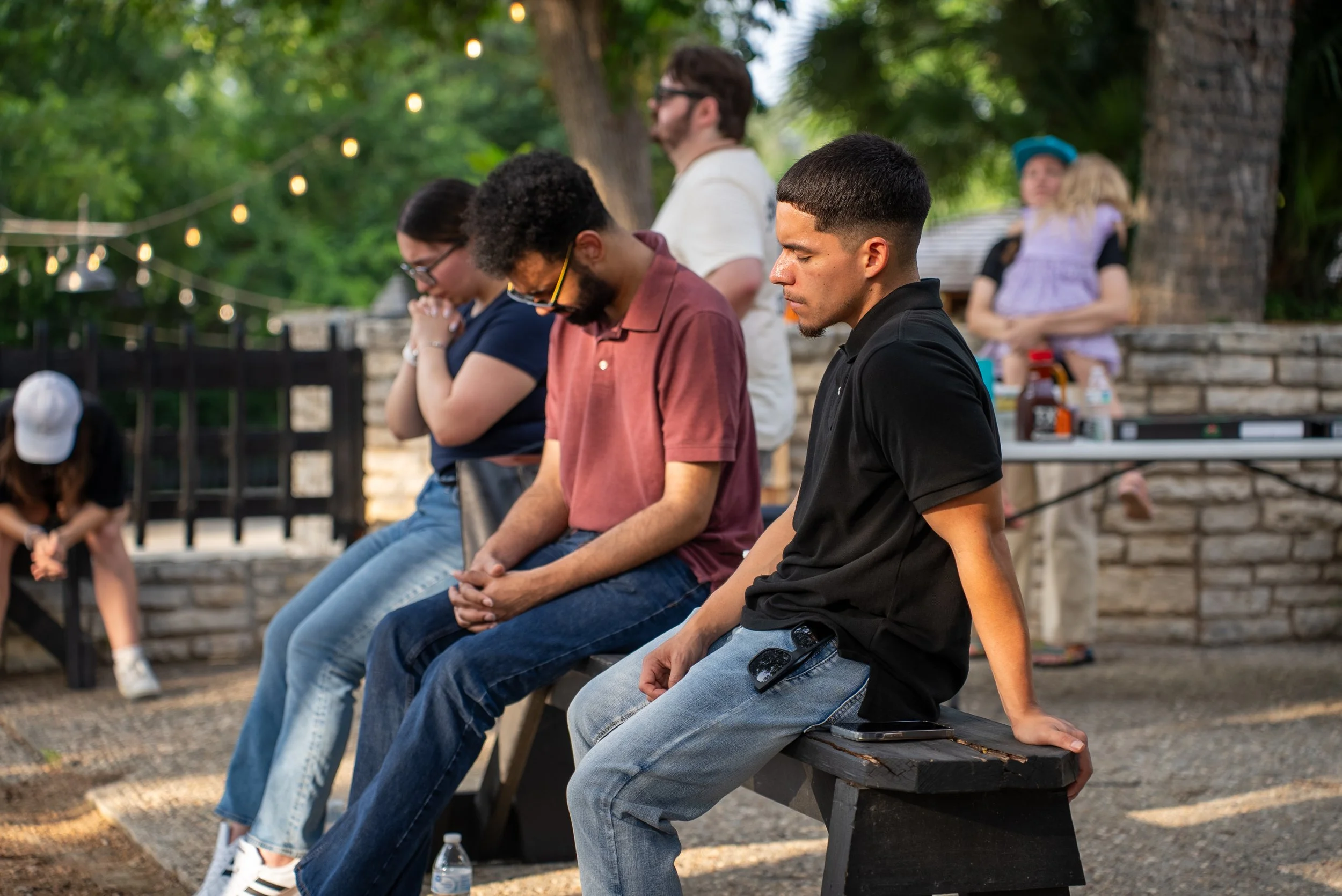 Young Adults Pop Up Prayer