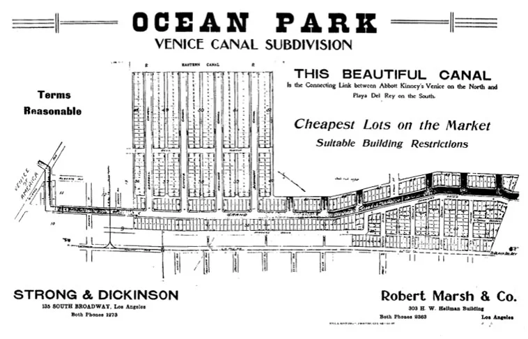 Advertisement for the existing canals (that we rode over)