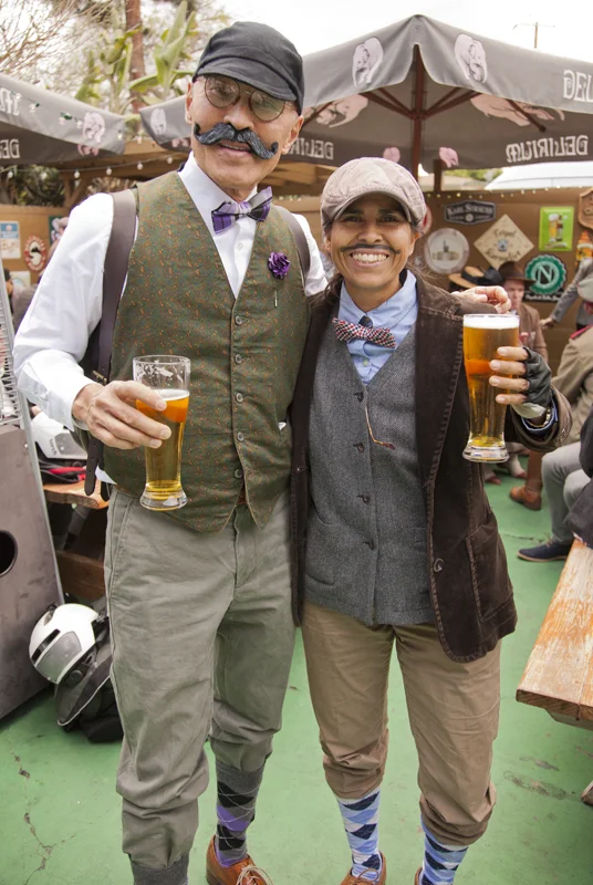 Mustaches all-round! Photo by Marc Ritzema