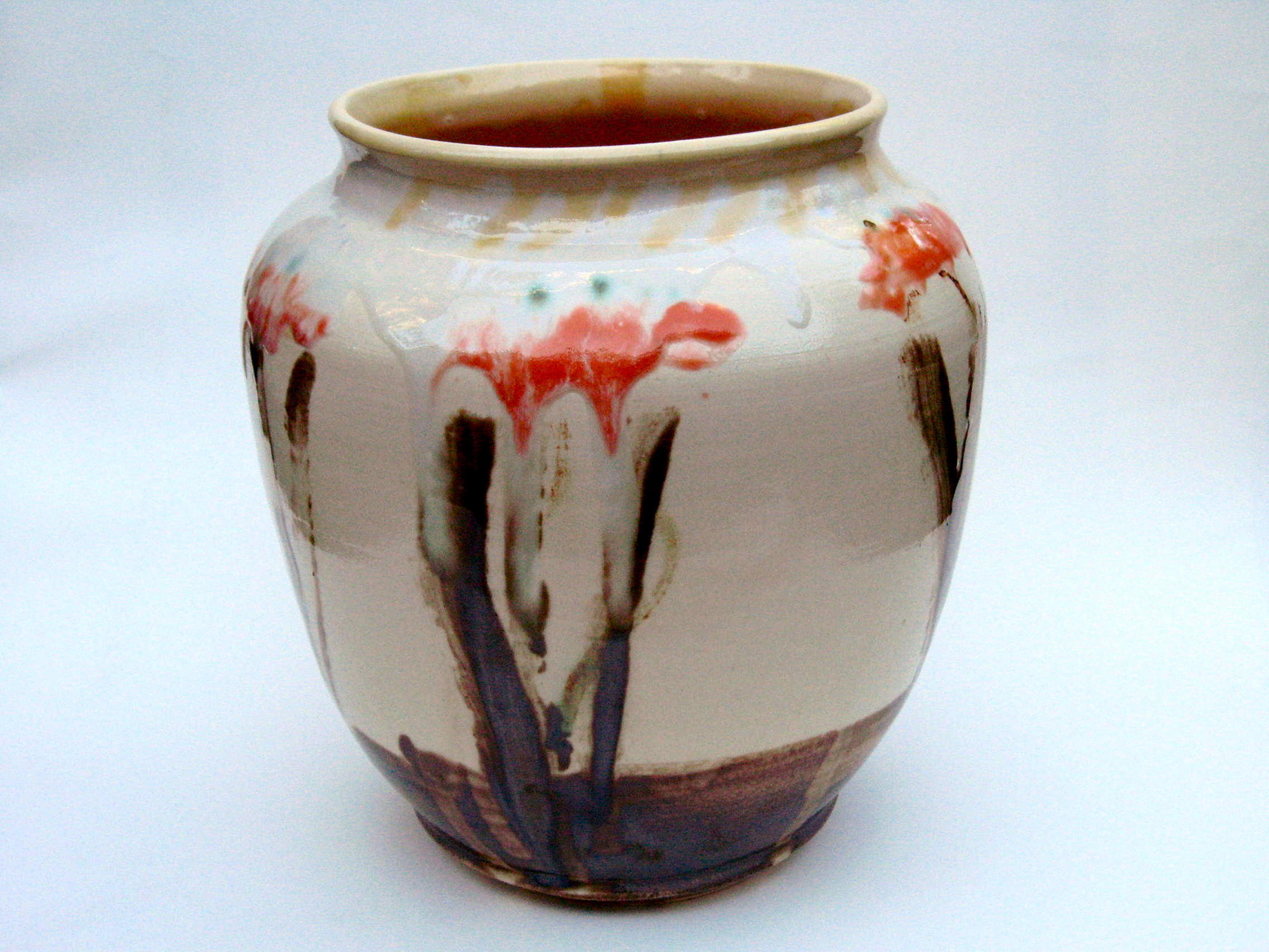 Fall Irises Vase