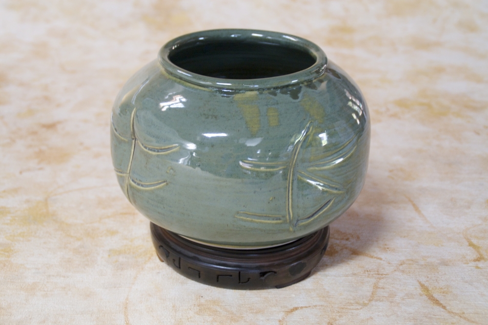 Seafoam Green Vase
