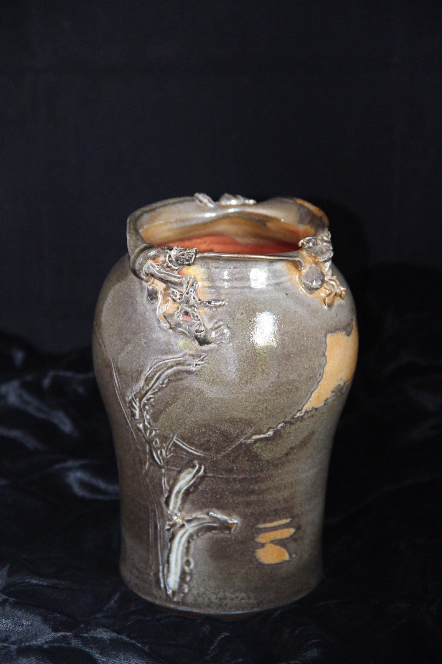 Burnt Coral Vase