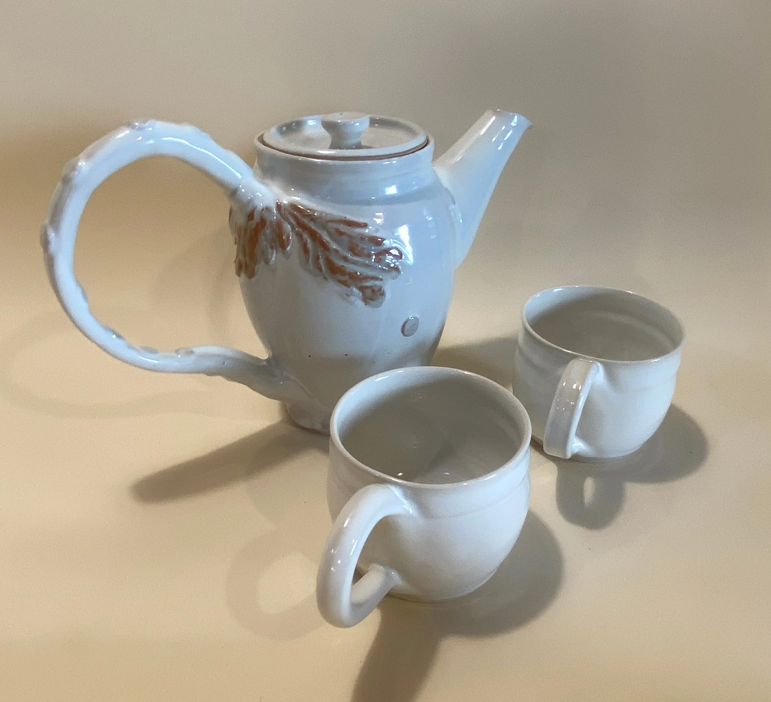 Oak Leaf Coffee Pot