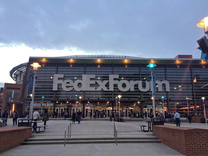 Grizzlies game at FedEx Forum: ✔