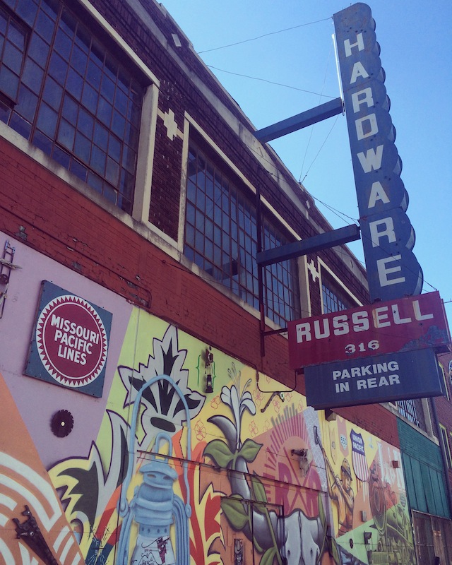 Walk (and brunch, below) along the South Main Arts District: ✔