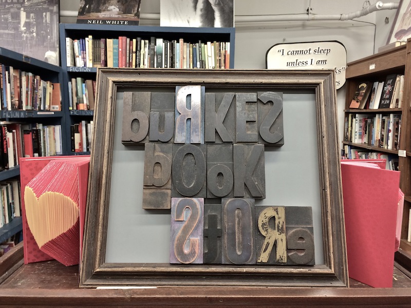 Great used book store in Cooper Young: Burke's Book Store . 