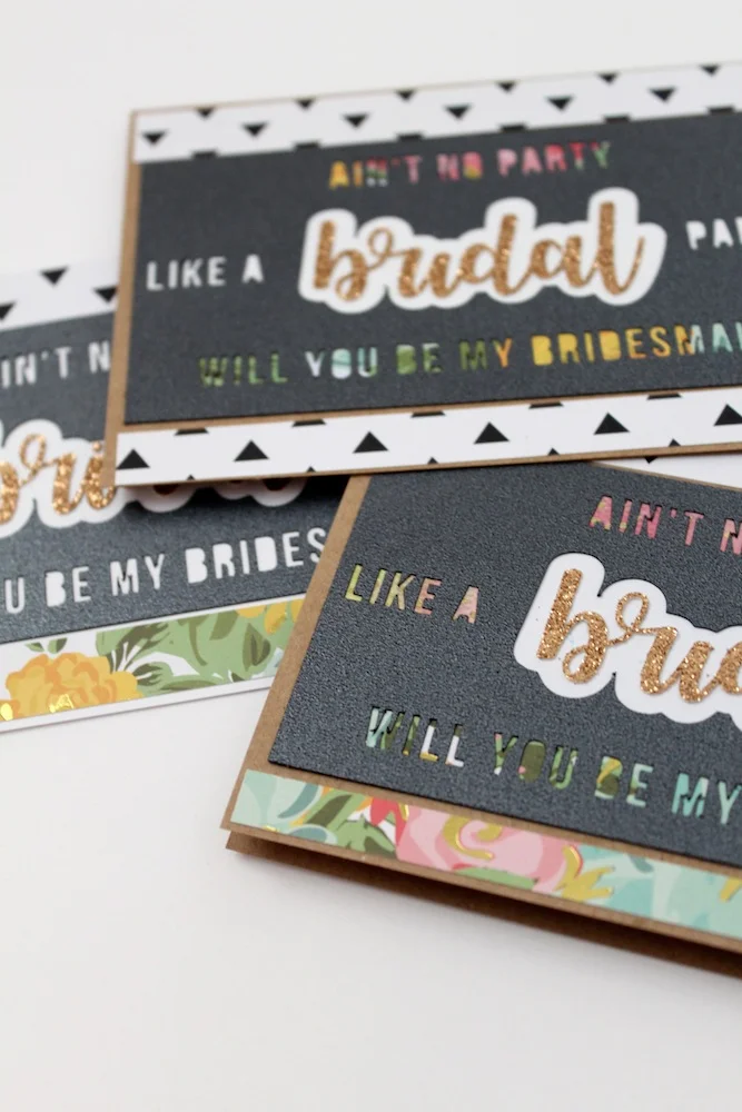 DIY Bridesmaid Cards