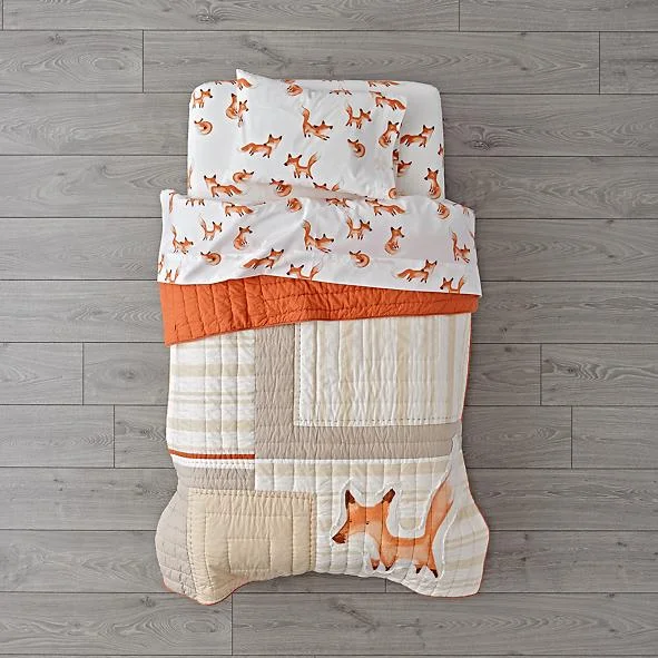 The Land Of Nod Fox Bedding Sarah Goodwin Ilration Design