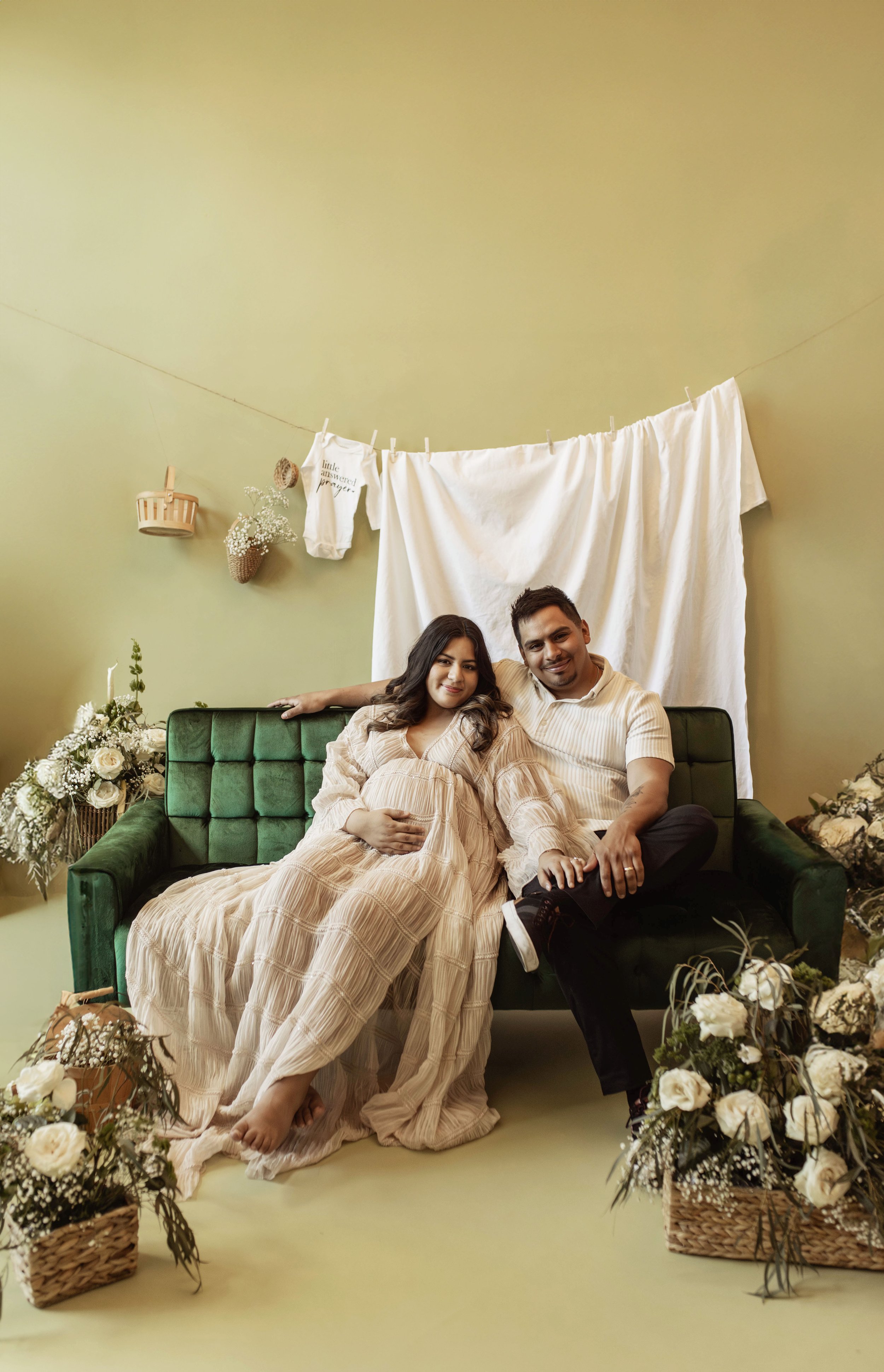 Larissa + Christian | Green + Bringing the Outside In