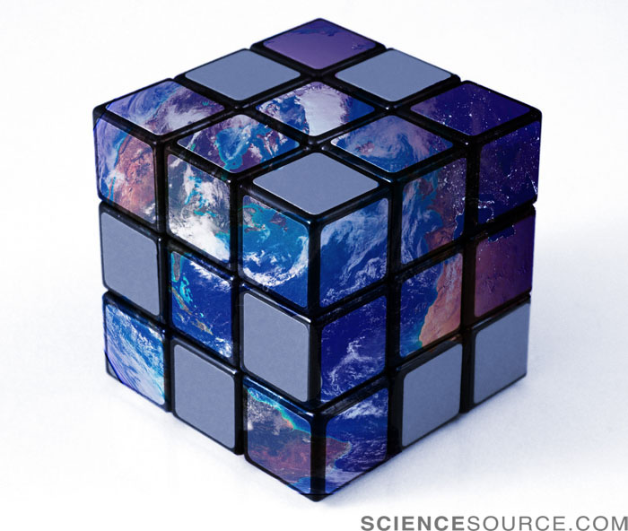 Earth as Rubik's Cube