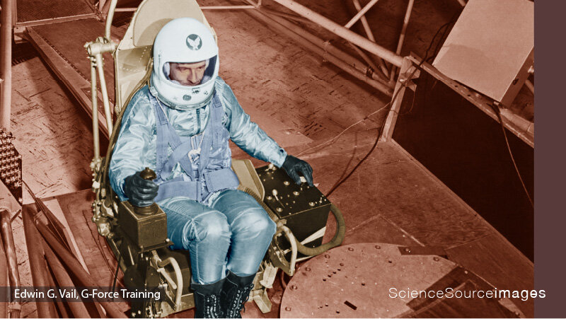 Rare Photo of Astronaut Training G-FORCE TRAINING