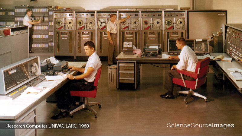 Vintage Photos of early antique computers , 1960