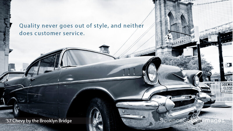 57 Chevy Antique Car Photo, BROOKLYN BRIDGE, NYC