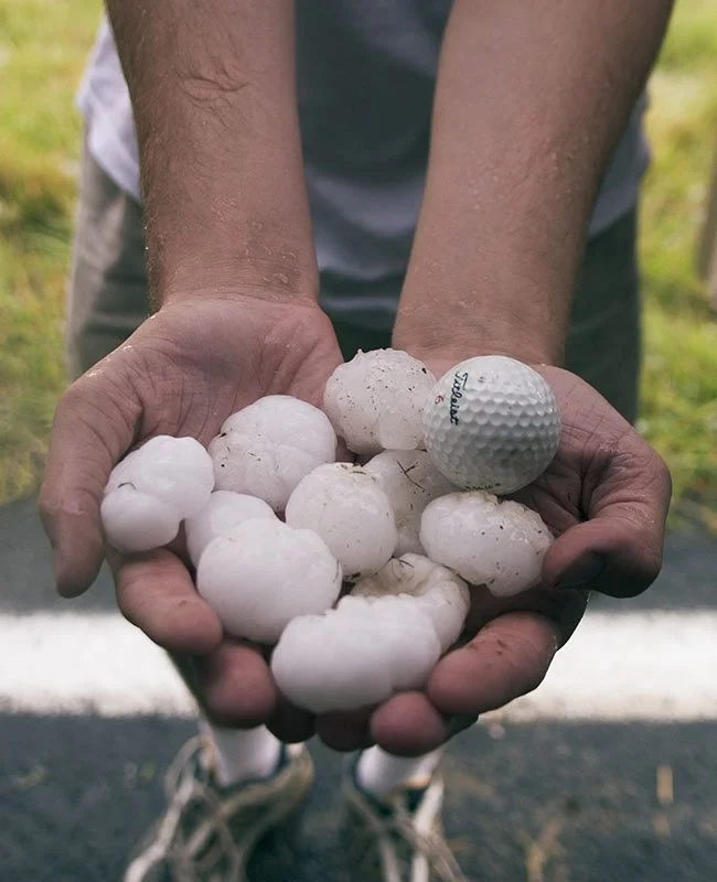 Golf Ball Sized Hail