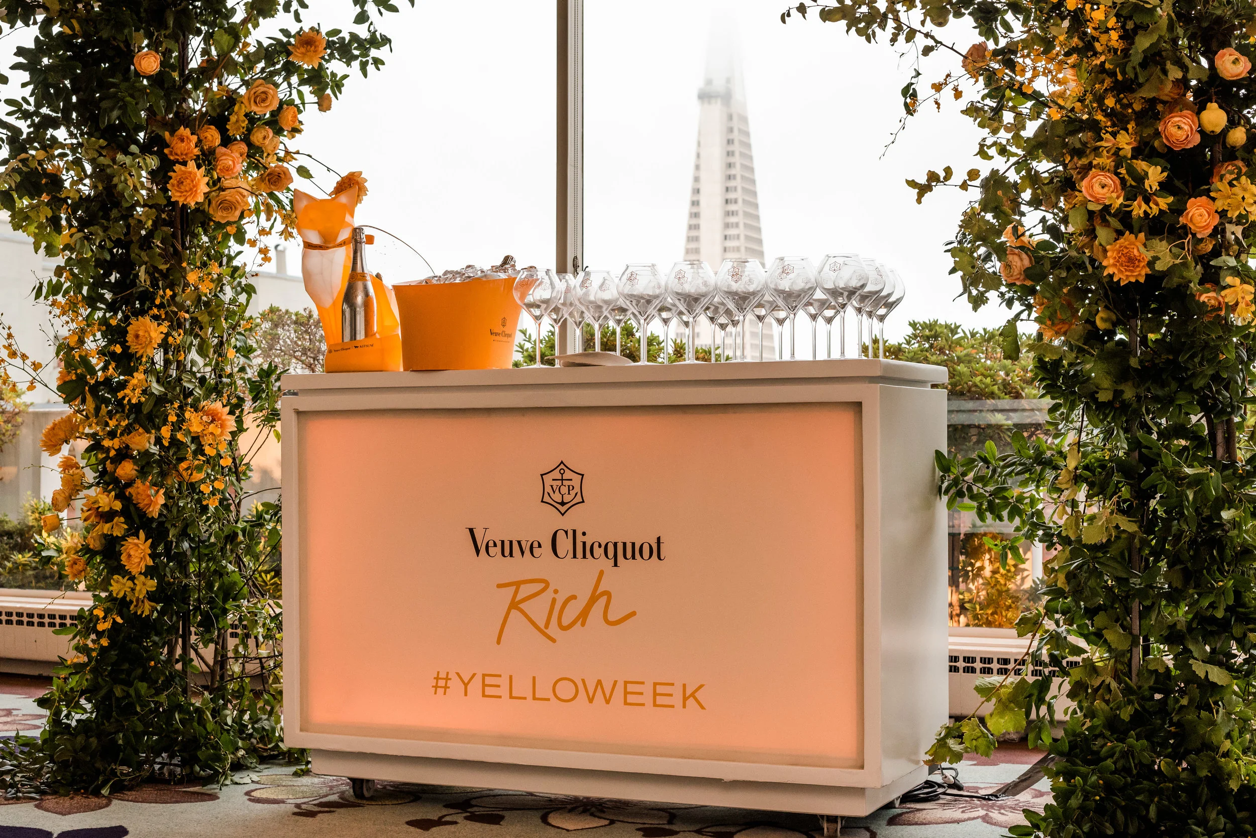 VEUVE CLICQUOT YELLOWEEK 2018 x THE FAIRMONT HOTEL SAN FRANCISCO, CA