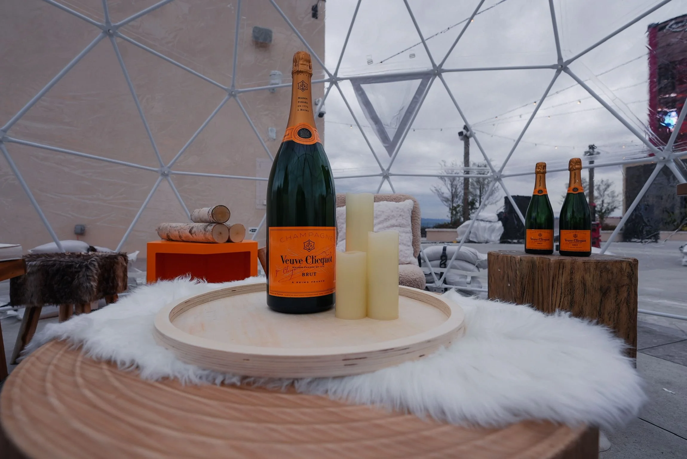 VEUVE CLICQUOT X RESORT WORLD  WINTER DOMES 
