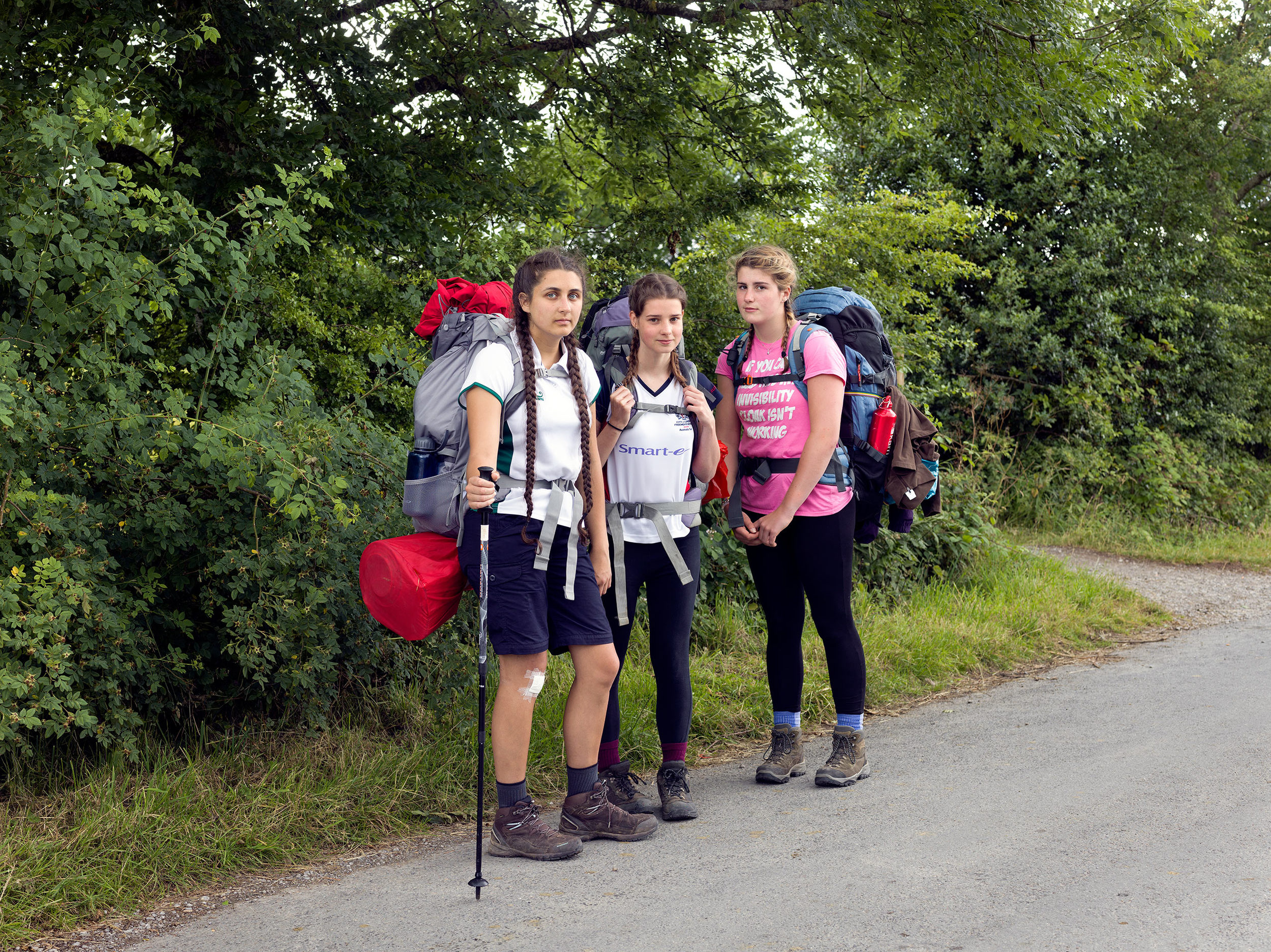 My portrait of three friends doing their Duke of Edinburgh Award in the Lake District will be included in the show