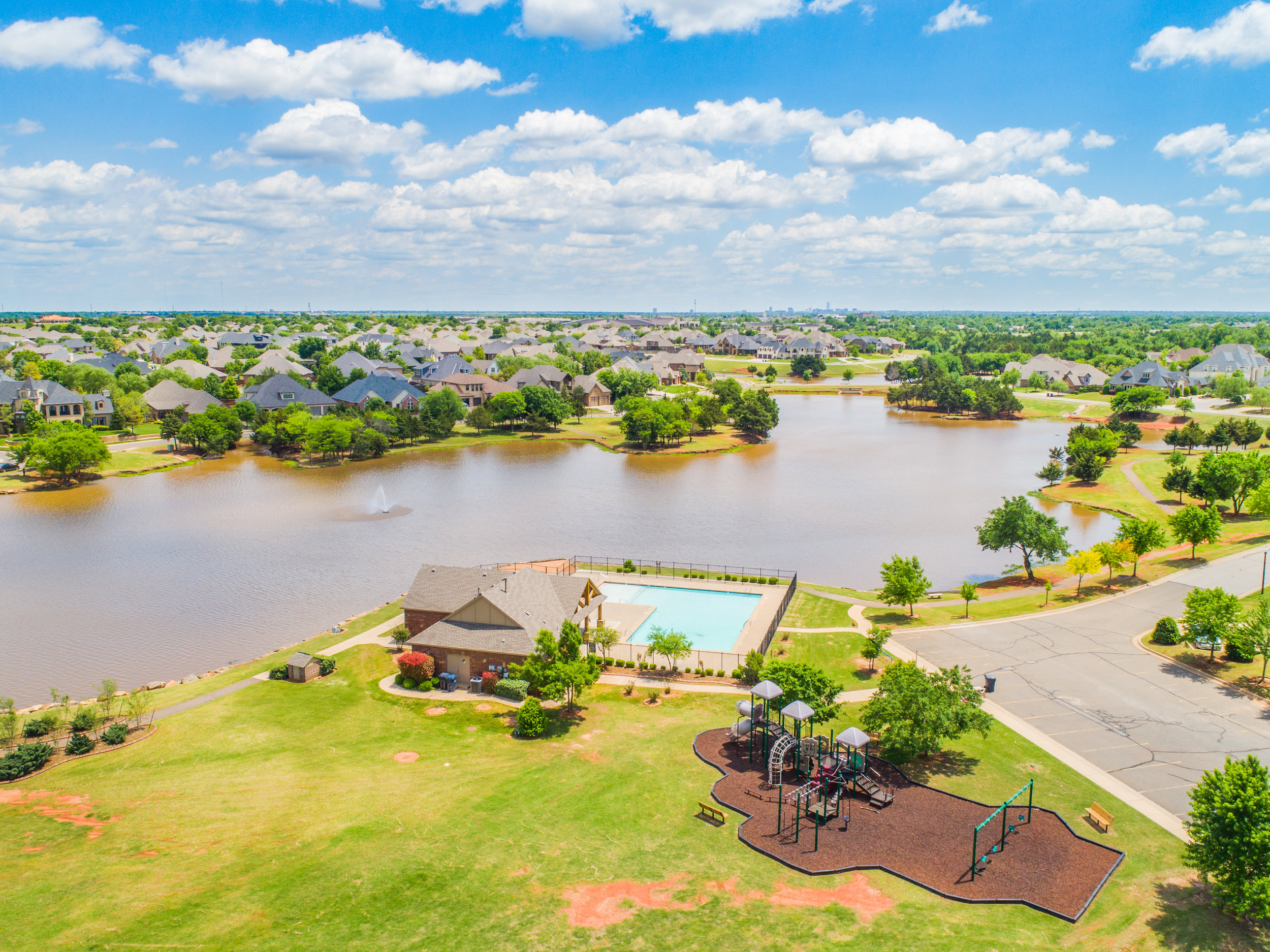 Homeowners' Association offers common area walking trails, pool, new playground, and club house