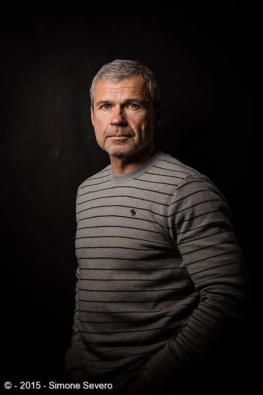 I believe this is one of my best images, as I am a big fan of one light. David came over for dinner as a guest of a friend and he was very entertaining. I learned he has 7 siblings, 6 children and 5 grandkids. He can carry on a conversation with any…