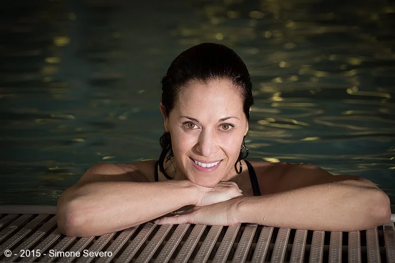She is famous and I did not know it. Goggle will tell you a lot about her. I had the privilege to see Nathalie in her natural environment. She speaks French and she told me she is half Chinese. There was a&nbsp;very big window in front of the pool b…