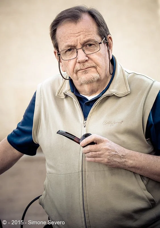 Richard is in my photography group, Beyond the Lens. When we scheduled his portrait we set an afternoon time. It turned out I had a Light Studies meeting at the park and I scheduled that for the morning. He showed up. When I said "good morning&nbsp;…