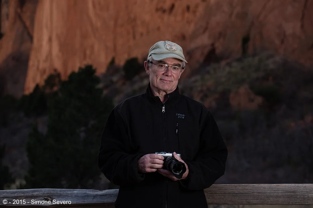 I met Larry the day I took this picture. It was before 7 in the morning and we were at Garden of the Gods with our photography club to phnotograph sunrise. I explained about the project and he agreed to be my subject for A&nbsp;Portrait a Day projec…