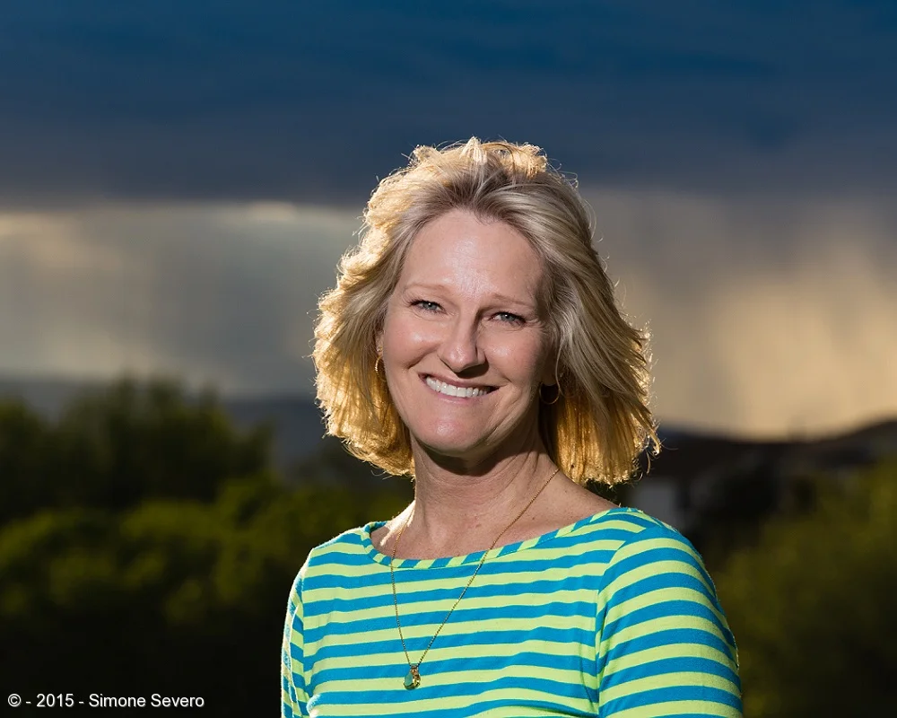 I met Kerry for her portrait close to sunset time. The light&nbsp;on the sky was changing constantly as there was a storm approaching us. I took a few images of her with the mountain in the background and I thought I had the final image taken when o…