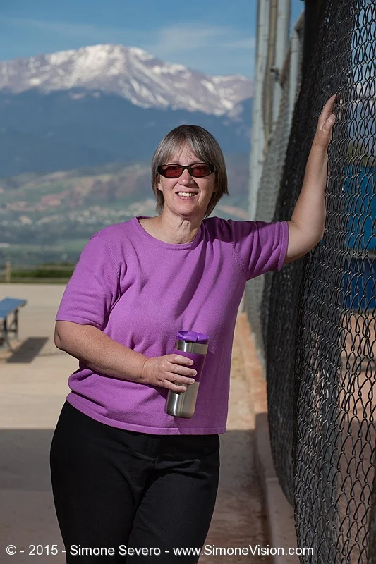 Mary worked all night&nbsp;until 8 am and went directly to meet me at the park for her portrait. She had a cup of coffee that matched her shirt so I thought it was really unique that she matched it. &nbsp;We first did one portrait of her with her cu…
