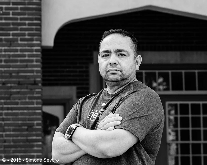 Conrad is a wounded warrior with PTSD. He said he does not like smiling in pictures so I told him not to smile.&nbsp;