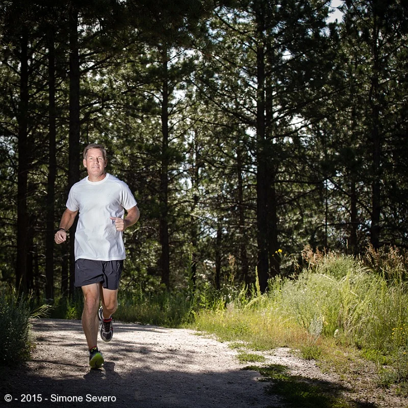 I met David at Section 16, a famous trail in Black Forest. David loves running. He works out constantly and he likes the outdoors.He told me he works from home for HP so he is lucky to have some control over his time.We were together for no more tha…