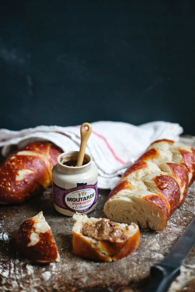 pretzel challah