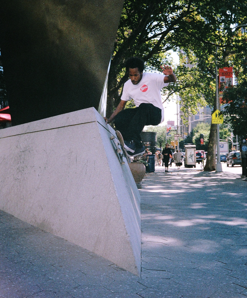   F-side wall ride at Lincoln Center, NYC-Photo: Stewart  