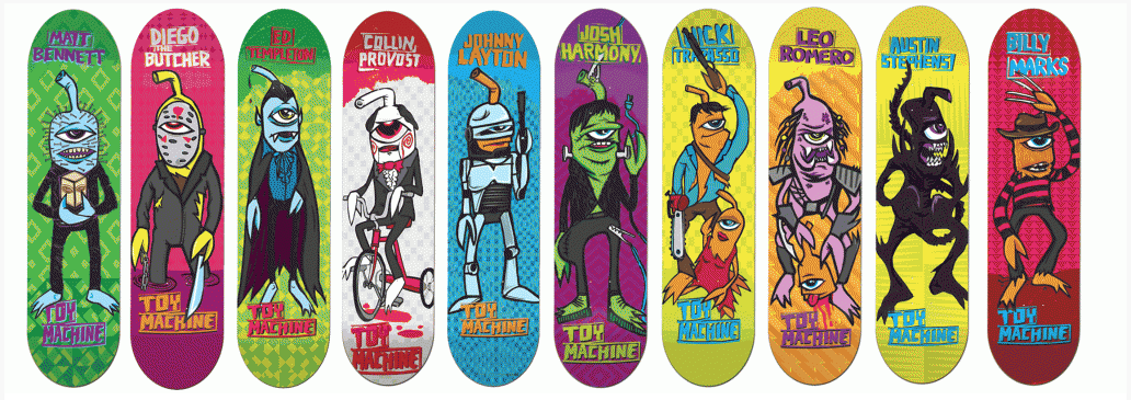 Toy Machine series by John McGuire