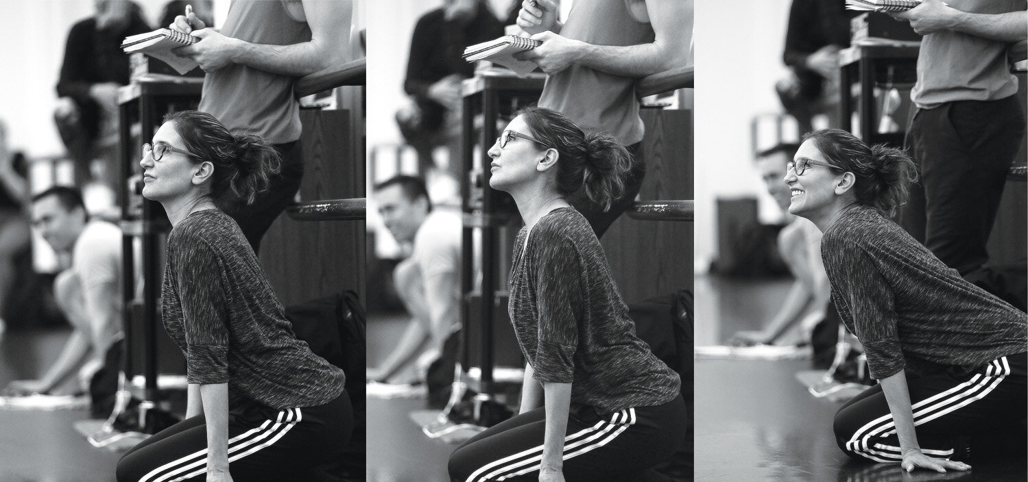 Stills of choreographer Stephanie Martinez in rehearsal with Dance Kaleidoscope. Photo by Crowe's Eye Photography