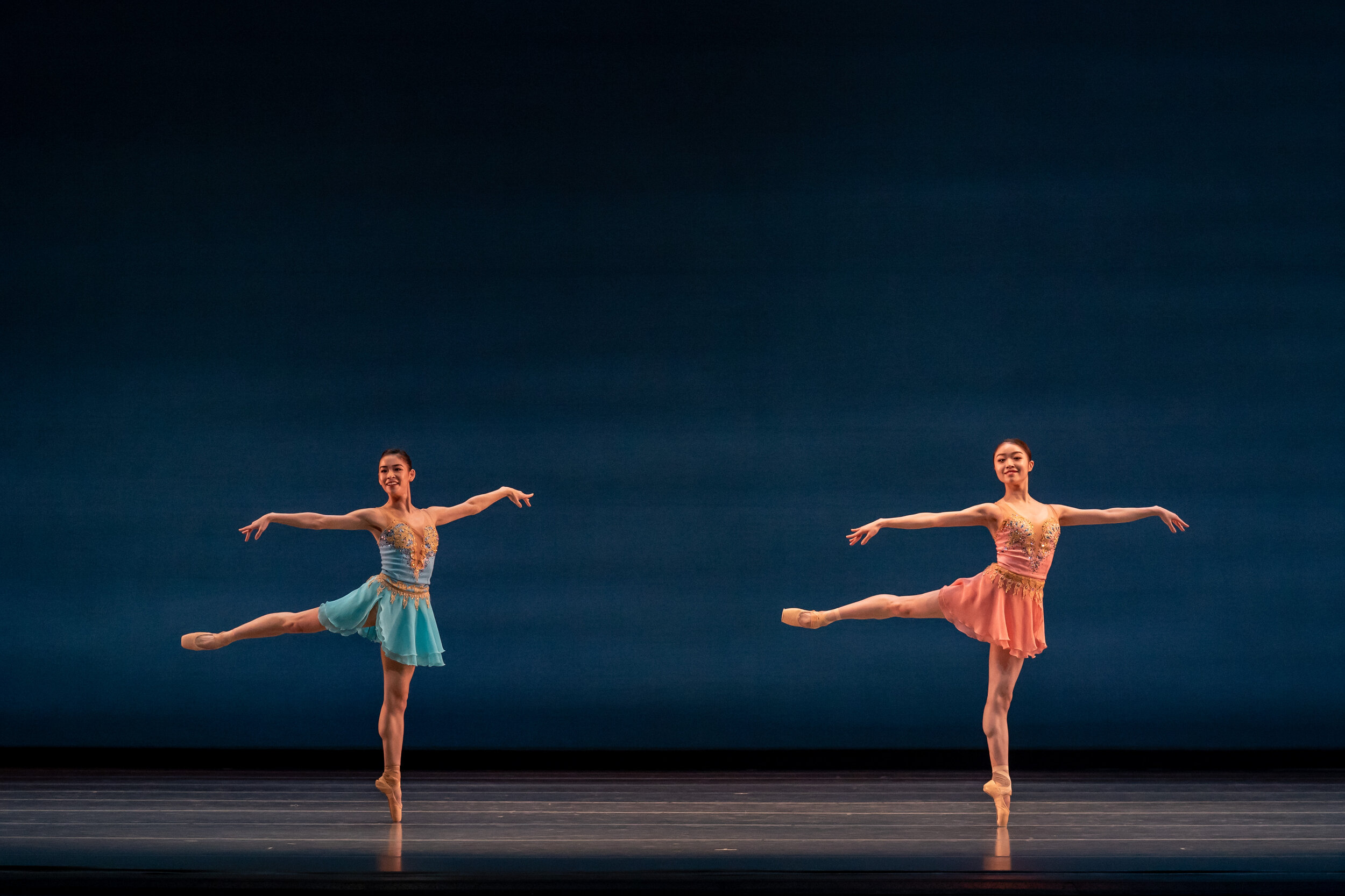 Joffrey Artits Yumi Kanazawa and Yuka Iwai in Stephanie Martinez's "Bliss!". Photo by Cheryl Mann