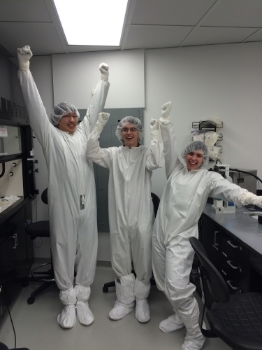 First wafer fabrication!