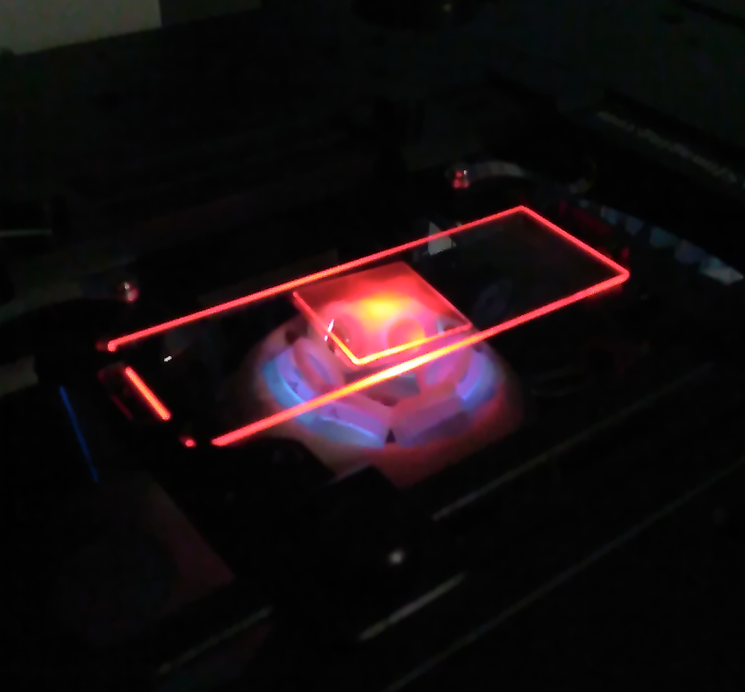Europium doped lanthanide nanoparticles under deep UV excitation. December 2016, KB. 