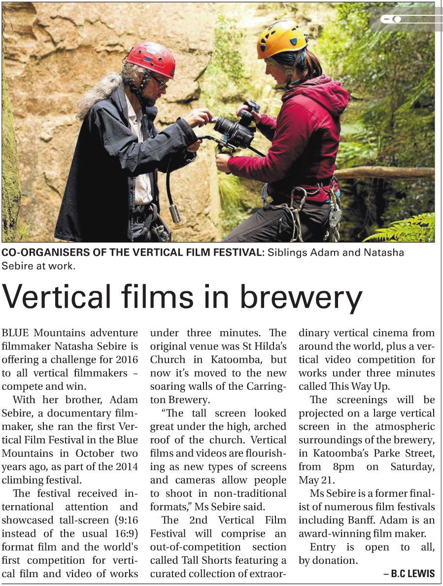 Blue Mountains Gazette 11 May 2016