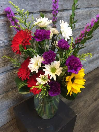 Gerbera daisies arrangement 