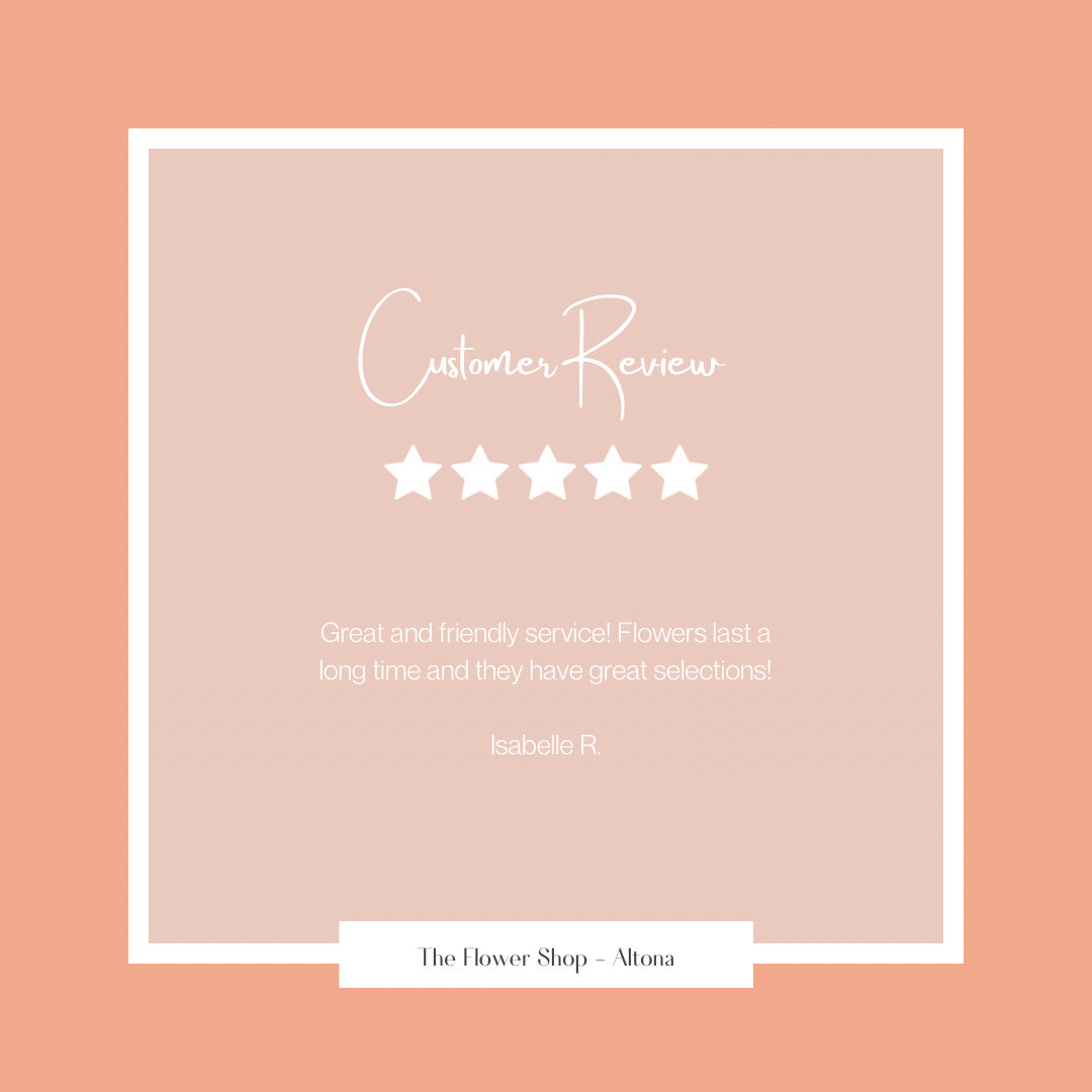 Thank you so much for the wonderful review!​​​​​​​​​
We always appreciate positive reviews and as a way to say thank you we offer 15% off your next purchase if you leave us one!

⭐️⭐️⭐️⭐️⭐️