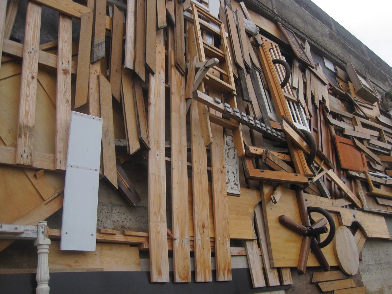 This is how they do street art in Paris.