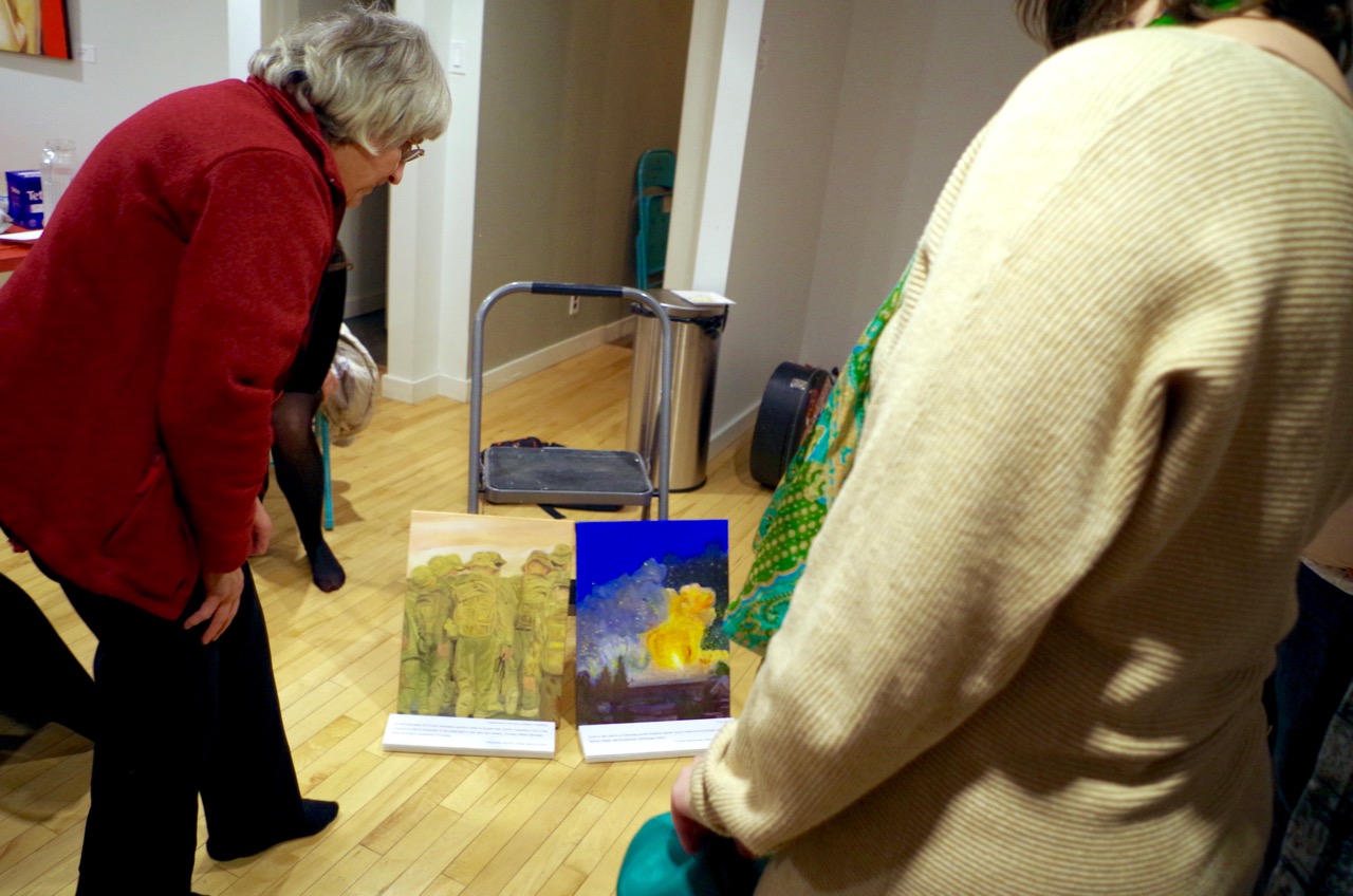 Josefine Singh paints the news