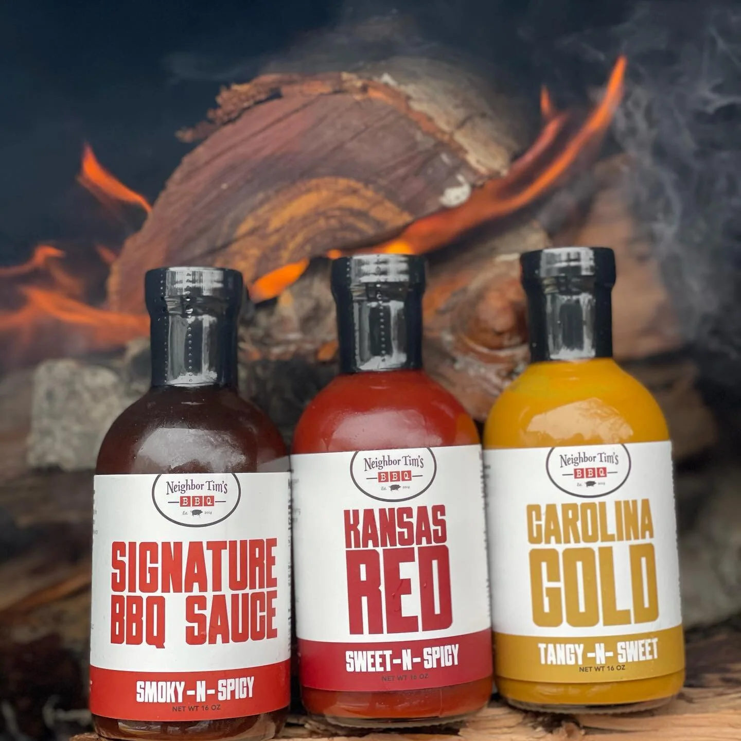 We are very very excited to finally launch our bottled  BBQ Sauce line up!  The goal was to get this out by year end and we’re finally there! 
We’re excited to bring back the Signature Sauce alot of guest have been missing but also added