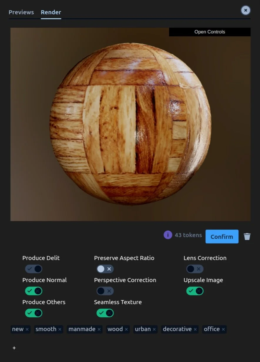 The AI is really quite intelligent. Both for tagging and understanding what material maps you are aiming for.