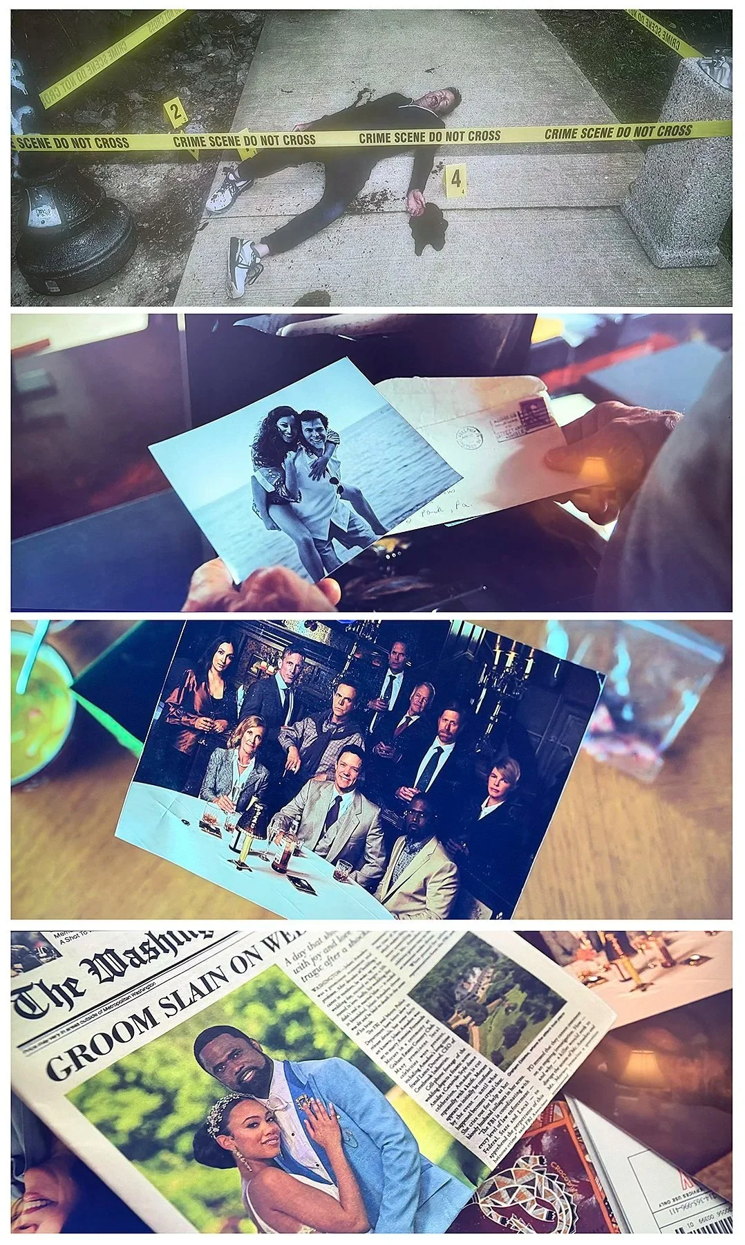   Cross - Crime Scene, Props, &amp; Murder Boards   The production design on Cross was so rich, and utilized a huge variety of my images as an integral part of the narrative. 