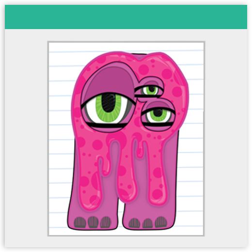 Doodle Monster: Pinkie