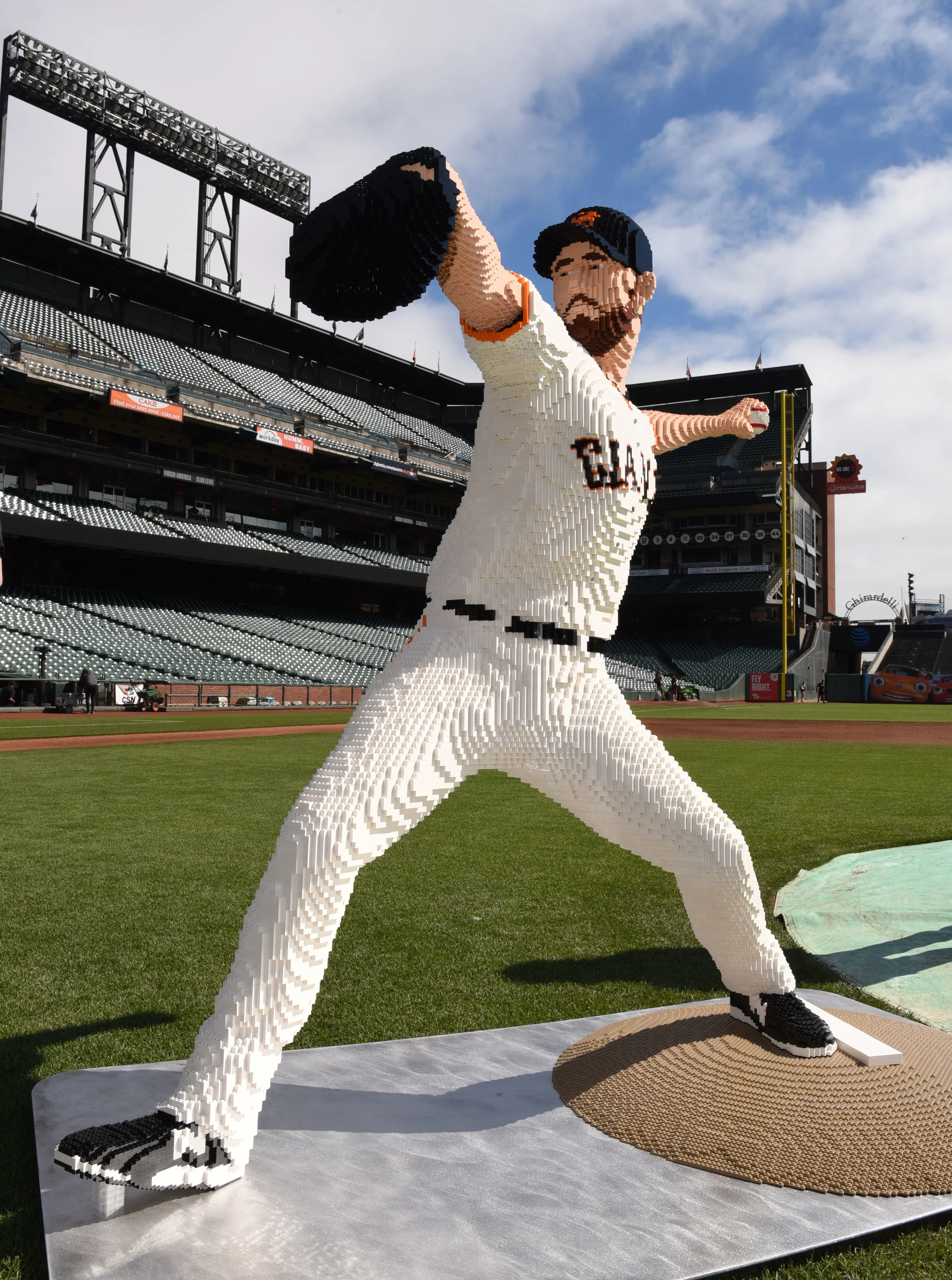  A LEGO version of Giants’ pitcher Madison Bumgarner 