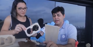 Óculos de miriti é ferramenta para educação