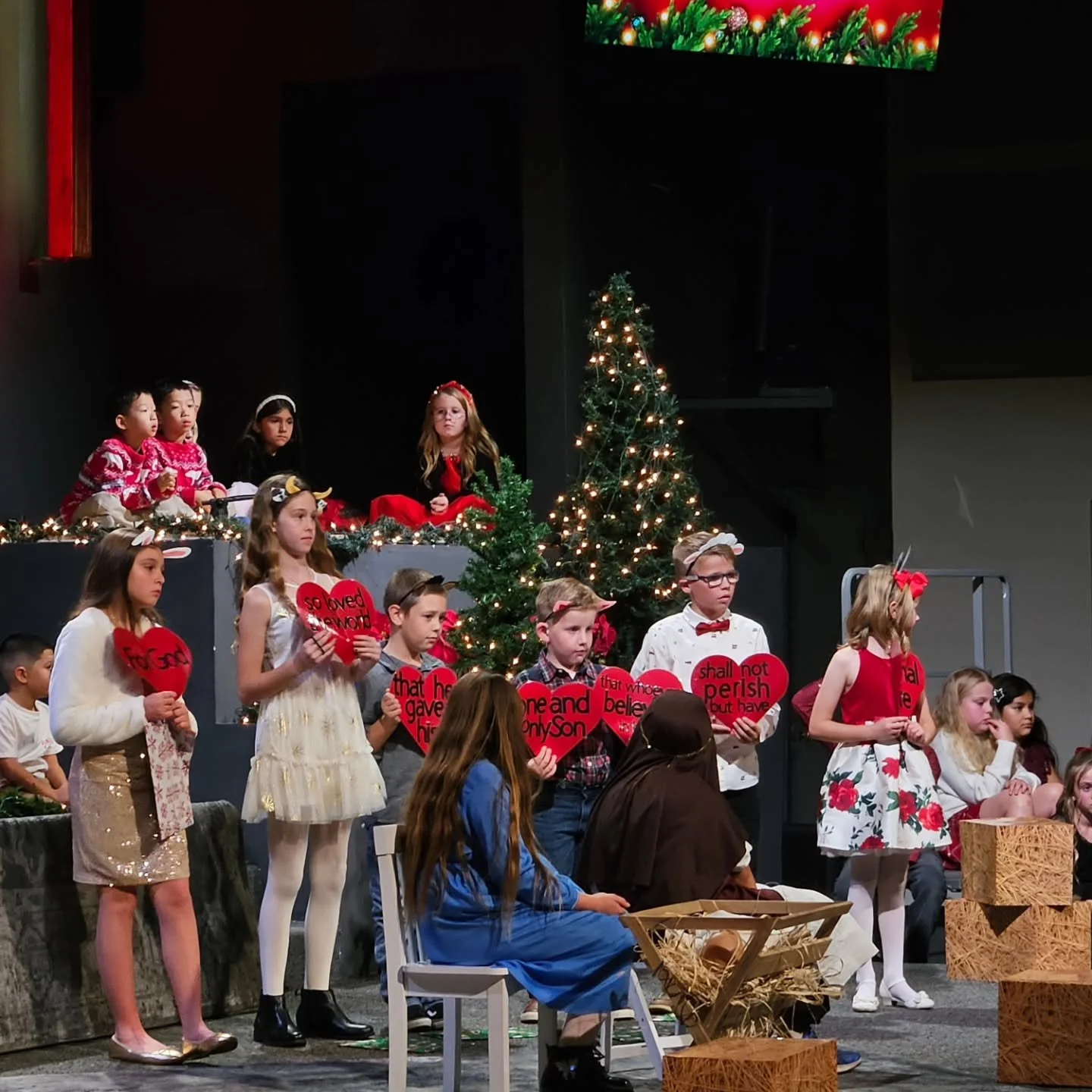 Happy Birthday Jesus! Our Elementary School's Christmas Show was filled with smiles and joy!! 🎄❤️